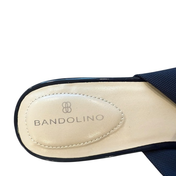 Bandolino Navy Slide Sandals – Size 7M - Picture 2 of 6